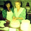 Advanced Gumpaste & Foreign Methods class in progress, with Senior Decorator Amy Rohr. 